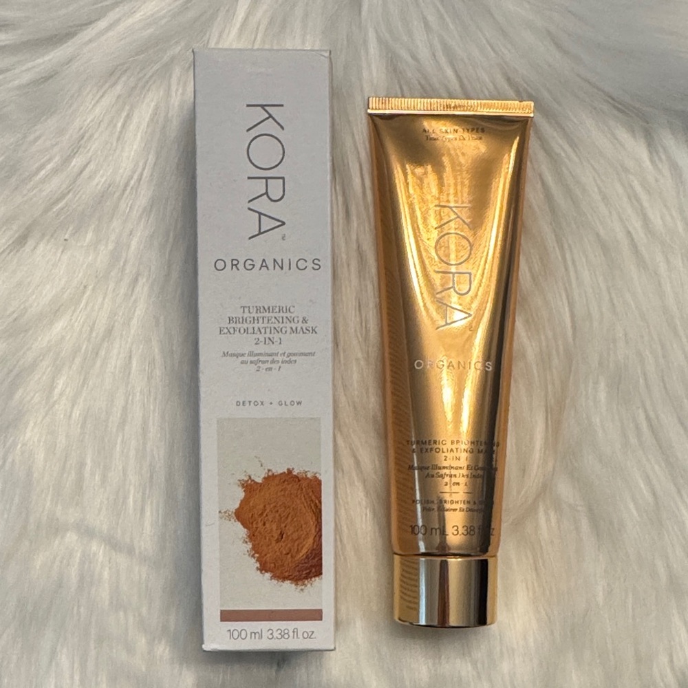 KORA Turmeric Brightening & Exfoliating Scrub + Mask